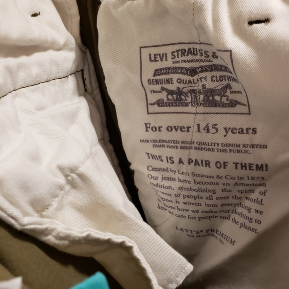 Men's Levi's Olive Cargo Pants Tactical Style - Picture 12 of 12